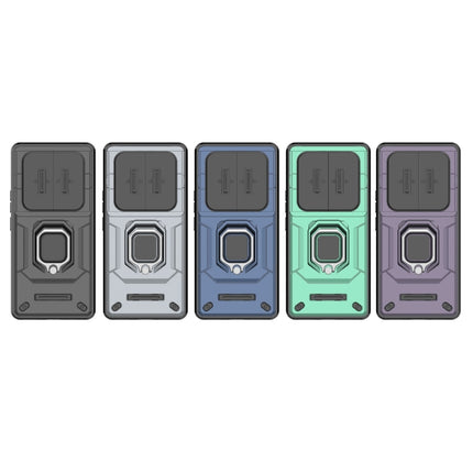 Sliding Camshield TPU + PC Shockproof Phone Case with Holder, For Honor X60 Pro 5G, For Honor X60 5G, For Honor 200 Lite Global, For Honor X50 5G