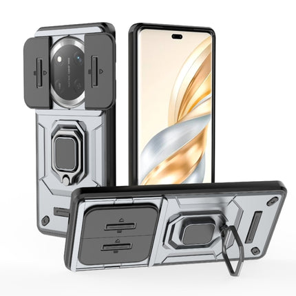 Sliding Camshield TPU + PC Shockproof Phone Case with Holder, For Honor X60 Pro 5G, For Honor X60 5G, For Honor 200 Lite Global, For Honor X50 5G