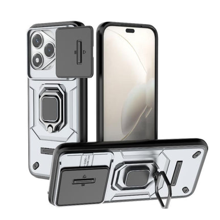 Sliding Camshield TPU + PC Shockproof Phone Case with Holder, For Honor X70 5G, For Honor 400 Pro 5G Global 160.8mm, For Honor 400 Lite 5G Global, For Honor 400 5G Global 156.5mm