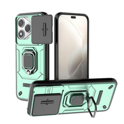 Sliding Camshield TPU + PC Shockproof Phone Case with Holder, For Honor X70 5G, For Honor 400 Pro 5G Global 160.8mm, For Honor 400 Lite 5G Global, For Honor 400 5G Global 156.5mm
