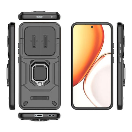 Sliding Camshield TPU + PC Shockproof Phone Case with Holder, For Honor X70 5G, For Honor 400 Pro 5G Global 160.8mm, For Honor 400 Lite 5G Global, For Honor 400 5G Global 156.5mm