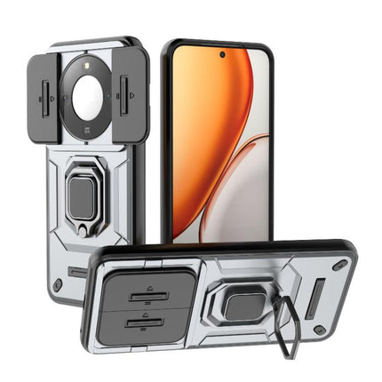 Sliding Camshield TPU + PC Shockproof Phone Case with Holder, For Honor X70 5G, For Honor 400 Pro 5G Global 160.8mm, For Honor 400 Lite 5G Global, For Honor 400 5G Global 156.5mm