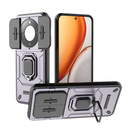 Sliding Camshield TPU + PC Shockproof Phone Case with Holder, For Honor X70 5G, For Honor 400 Pro 5G Global 160.8mm, For Honor 400 Lite 5G Global, For Honor 400 5G Global 156.5mm