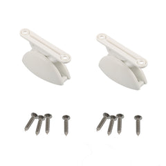 A8627 2 Pair RV Hatch Semi-circular Retainer Kit with Screws