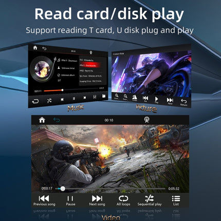 B5570 SunShade Style Car MP5 Player 7 inch Wireless CarPlay, Support Mobile Phone Interconnection