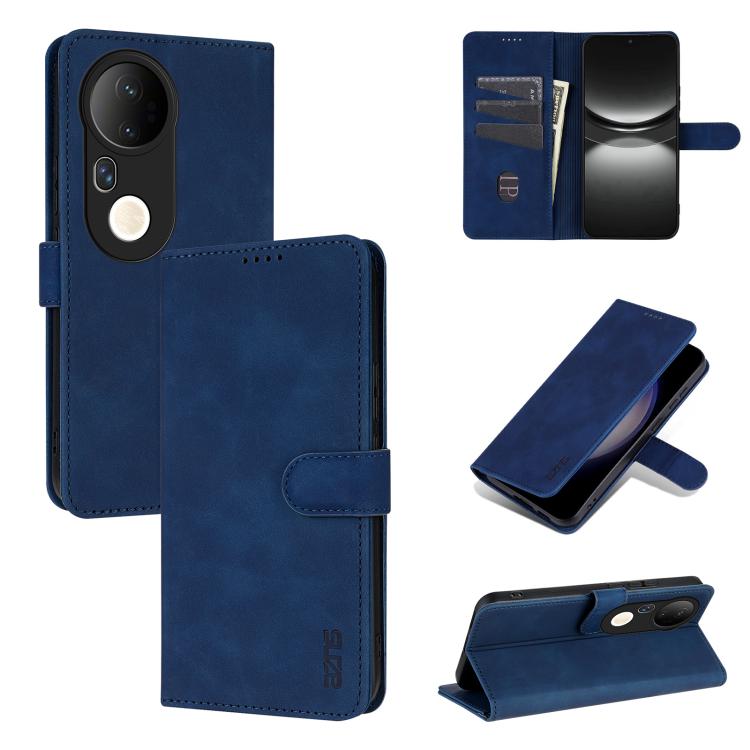 AZNS Skin Feel Calf Texture Flip Leather Phone Case