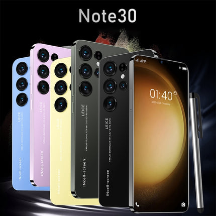 Note30, 6.49 inch Screen, Face Identification, Android  8.1 MTK6580A Quad Core, Network: 3G, Dual SIM, 2GB+16GB