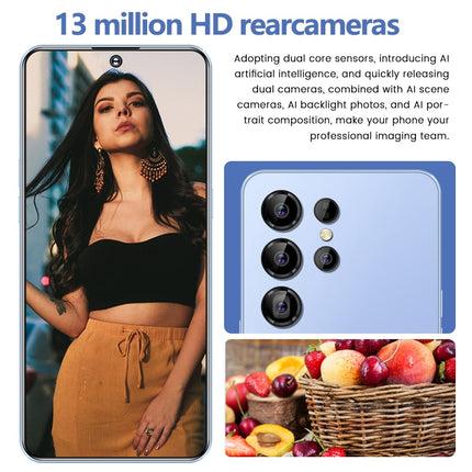 S23 Ultra / U19, 6.53 inch Screen, Face ID & Side Fingerprint Identification, Android 9.1 MTK6753 Octa Core, Network: 4G, Dual SIM, 3GB+64GB