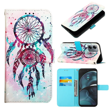 3D Painting Horizontal Flip Leather Phone Case, For Motorola Edge 40 Neo, For Motorola Moto G14, For Motorola Moto G Stylus 4G 2023
