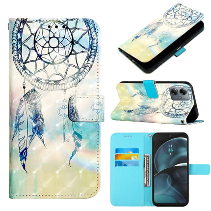 3D Painting Horizontal Flip Leather Phone Case, For Motorola Edge 40 Neo, For Motorola Moto G14, For Motorola Moto G Stylus 4G 2023