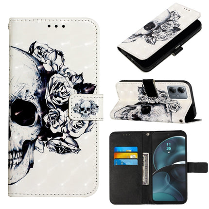 3D Painting Horizontal Flip Leather Phone Case, For Motorola Edge 40 Neo, For Motorola Moto G14, For Motorola Moto G Stylus 4G 2023