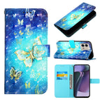 For Motorola Moto G Stylus 5G 2023 / Golden Butterfly