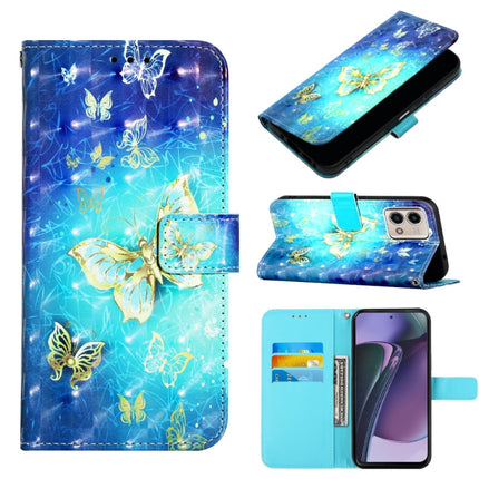 3D Painting Horizontal Flip Leather Phone Case, For Motorola Moto G Power 2023, For Motorola Moto G Stylus 5G 2023, For Motorola Edge+ 2023 / Moto X40
