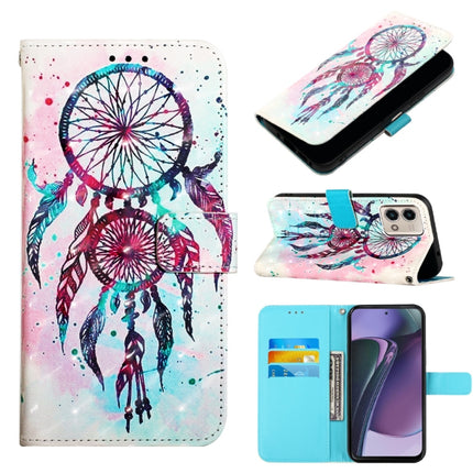 3D Painting Horizontal Flip Leather Phone Case, For Motorola Moto G Power 2023, For Motorola Moto G Stylus 5G 2023, For Motorola Edge+ 2023 / Moto X40