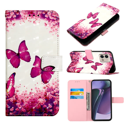 3D Painting Horizontal Flip Leather Phone Case, For Motorola Moto G Power 2023, For Motorola Moto G Stylus 5G 2023, For Motorola Edge+ 2023 / Moto X40