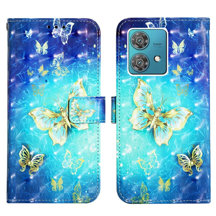 3D Painting Horizontal Flip Leather Phone Case, For Motorola Edge 40 Neo, For Motorola Moto G14, For Motorola Moto G Stylus 4G 2023