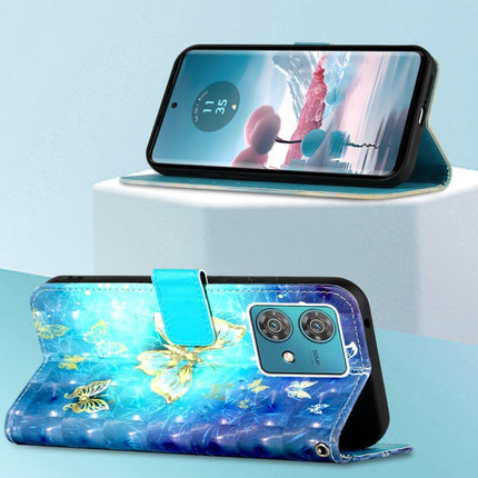 3D Painting Horizontal Flip Leather Phone Case, For Motorola Edge 40 Neo, For Motorola Moto G14, For Motorola Moto G Stylus 4G 2023