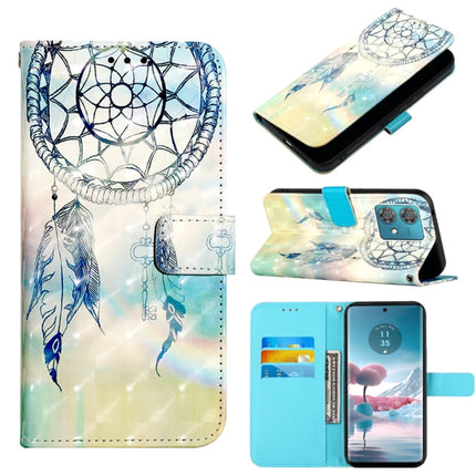 3D Painting Horizontal Flip Leather Phone Case, For Motorola Edge 40 Neo, For Motorola Moto G14, For Motorola Moto G Stylus 4G 2023