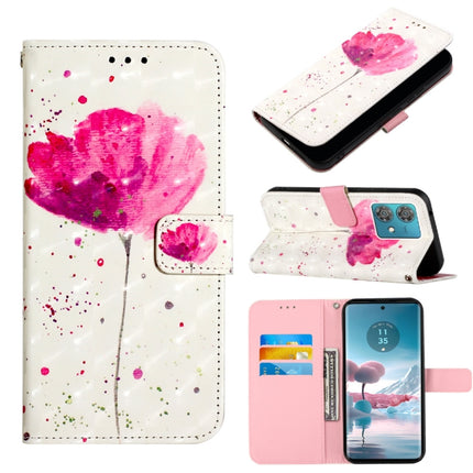 3D Painting Horizontal Flip Leather Phone Case, For Motorola Edge 40 Neo, For Motorola Moto G14, For Motorola Moto G Stylus 4G 2023