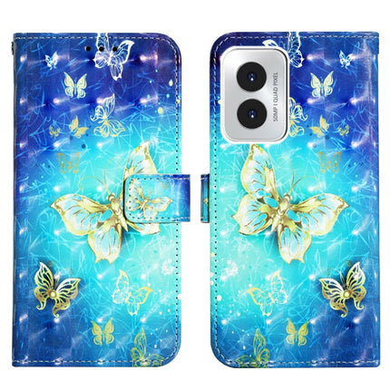 3D Painting Horizontal Flip Leather Phone Case, For Motorola Moto G Play 4G 2024, For Motorola Moto G Power 5G 2024, For Motorola Edge 40 5G Global / Edge 2023 US