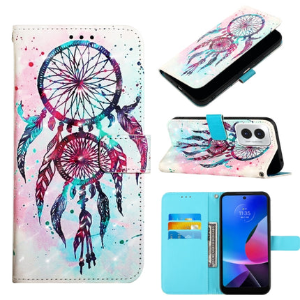3D Painting Horizontal Flip Leather Phone Case, For Motorola Moto G Play 4G 2024, For Motorola Moto G Power 5G 2024, For Motorola Edge 40 5G Global / Edge 2023 US