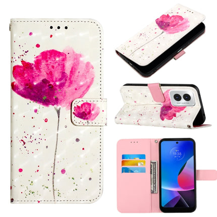 3D Painting Horizontal Flip Leather Phone Case, For Motorola Moto G Play 4G 2024, For Motorola Moto G Power 5G 2024, For Motorola Edge 40 5G Global / Edge 2023 US