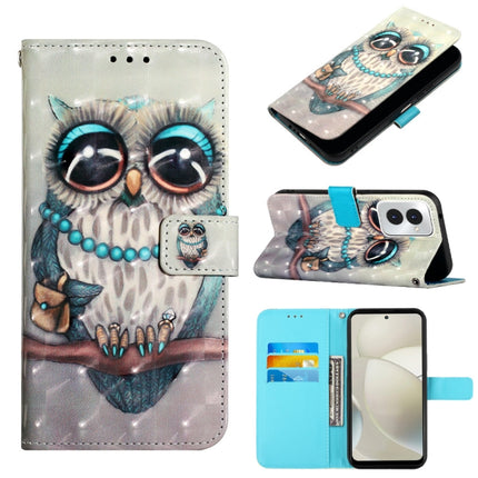 3D Painting Horizontal Flip Leather Phone Case, For Motorola Moto G Play 4G 2024, For Motorola Moto G Power 5G 2024, For Motorola Edge 40 5G Global / Edge 2023 US