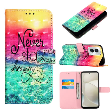 3D Painting Horizontal Flip Leather Phone Case, For Motorola Moto G Play 4G 2024, For Motorola Moto G Power 5G 2024, For Motorola Edge 40 5G Global / Edge 2023 US