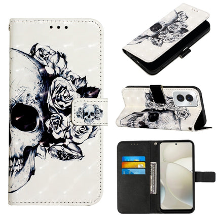 3D Painting Horizontal Flip Leather Phone Case, For Motorola Moto G Play 4G 2024, For Motorola Moto G Power 5G 2024, For Motorola Edge 40 5G Global / Edge 2023 US