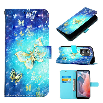3D Painting Horizontal Flip Leather Phone Case, For Motorola Moto G04 4G / G24 4G, For Motorola Moto G Play 5G 2024, For Motorola Moto G34