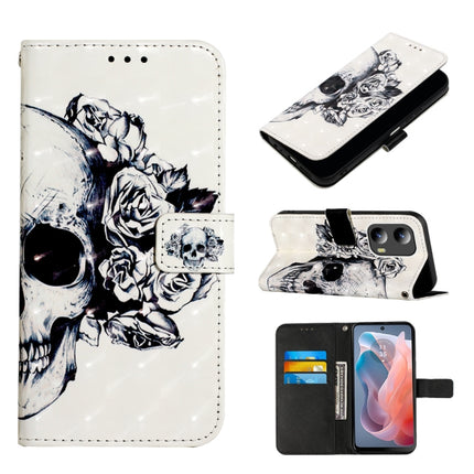 3D Painting Horizontal Flip Leather Phone Case, For Motorola Moto G04 4G / G24 4G, For Motorola Moto G Play 5G 2024, For Motorola Moto G34
