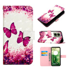For Motorola Moto G04 4G / G24 4G / Rose Butterfly