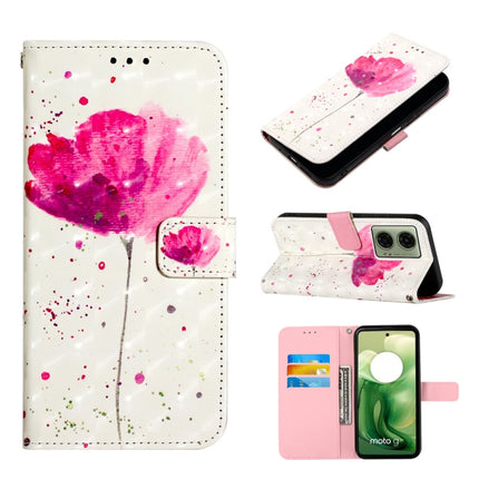3D Painting Horizontal Flip Leather Phone Case, For Motorola Moto G04 4G / G24 4G, For Motorola Moto G Play 5G 2024, For Motorola Moto G34