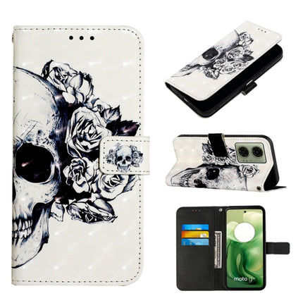 3D Painting Horizontal Flip Leather Phone Case, For Motorola Moto G04 4G / G24 4G, For Motorola Moto G Play 5G 2024, For Motorola Moto G34