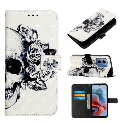 3D Painting Horizontal Flip Leather Phone Case, For Motorola Moto G04 4G / G24 4G, For Motorola Moto G Play 5G 2024, For Motorola Moto G34