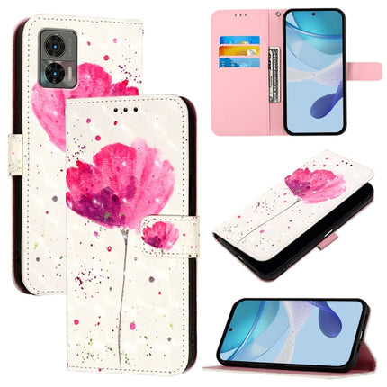 3D Painting Horizontal Flip Leather Phone Case, For Motorola Edge 30 Neo, For Motorola Edge 2022 / Edge 5G UW 2022, For Motorola Moto G62 5G Global / India