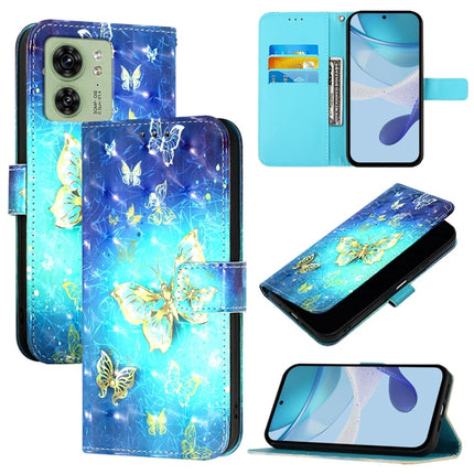 3D Painting Horizontal Flip Leather Phone Case, For Motorola Moto G Play 4G 2024, For Motorola Moto G Power 5G 2024, For Motorola Edge 40 5G Global / Edge 2023 US