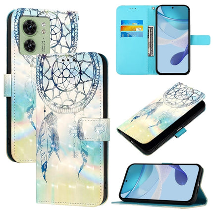 3D Painting Horizontal Flip Leather Phone Case, For Motorola Moto G Play 4G 2024, For Motorola Moto G Power 5G 2024, For Motorola Edge 40 5G Global / Edge 2023 US