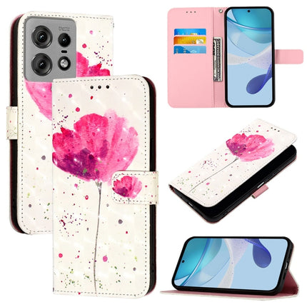 3D Painting Horizontal Flip Leather Phone Case, For Motorola Edge 50 Pro, For Motorola Edge 50 Fusion, For Motorola Moto G Stylus 5G 2024