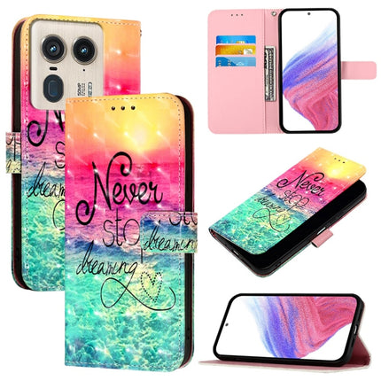 3D Painting Horizontal Flip Leather Phone Case, For Motorola Moto G85, For Motorola Moto G53 5G / Moto G13, For Motorola Edge 50 Ultra