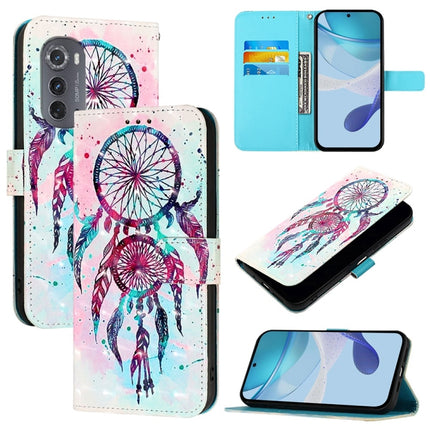 3D Painting Horizontal Flip Leather Phone Case, For Motorola Edge 30 Neo, For Motorola Edge 2022 / Edge 5G UW 2022, For Motorola Moto G62 5G Global / India