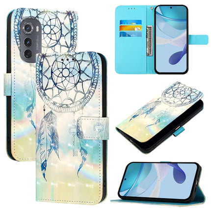 3D Painting Horizontal Flip Leather Phone Case, For Motorola Edge 30 Neo, For Motorola Edge 2022 / Edge 5G UW 2022, For Motorola Moto G62 5G Global / India