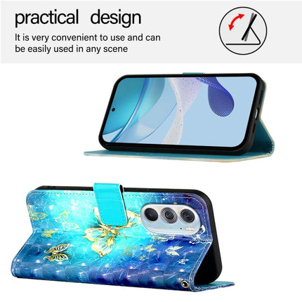 3D Painting Horizontal Flip Leather Phone Case, For Motorola Edge X30 / Edge 30 Pro, For Motorola Moto G60 / Moto G40 Fusion, For Motorola Moto G30 / Moto G20 / Moto G10