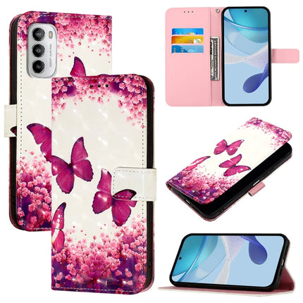3D Painting Horizontal Flip Leather Phone Case, For Motorola Moto G Play 2021, For Motorola Moto G Stylus 4G 2021, For Motorola Moto G 5G 2022
