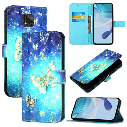 3D Painting Horizontal Flip Leather Phone Case, For Motorola Moto E7 Power, For Motorola One 5G Ace / Moto G 5G 2020, For Motorola Moto G Power 2021