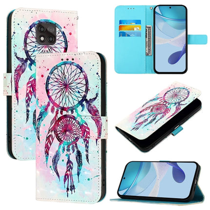 3D Painting Horizontal Flip Leather Phone Case, For Motorola Moto E7 Power, For Motorola One 5G Ace / Moto G 5G 2020, For Motorola Moto G Power 2021