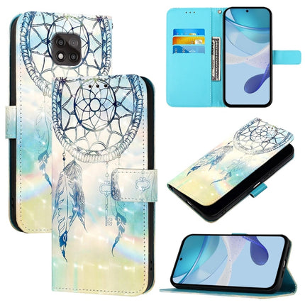 3D Painting Horizontal Flip Leather Phone Case, For Motorola Moto E7 Power, For Motorola One 5G Ace / Moto G 5G 2020, For Motorola Moto G Power 2021