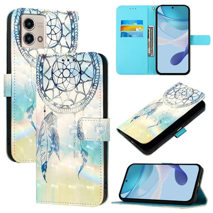 3D Painting Horizontal Flip Leather Phone Case, For Motorola Edge 40 Neo, For Motorola Moto G14, For Motorola Moto G Stylus 4G 2023