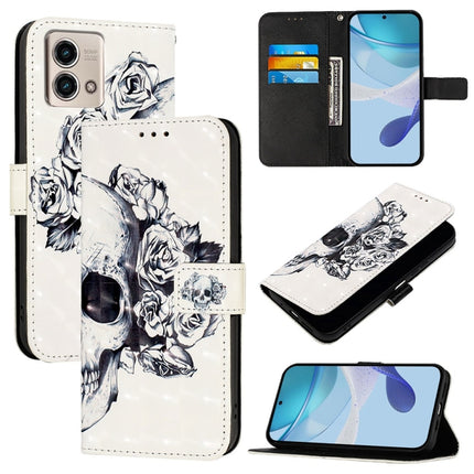 3D Painting Horizontal Flip Leather Phone Case, For Motorola Edge 40 Neo, For Motorola Moto G14, For Motorola Moto G Stylus 4G 2023