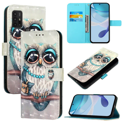 3D Painting Horizontal Flip Leather Phone Case, For Motorola Edge X30 / Edge 30 Pro, For Motorola Moto G60 / Moto G40 Fusion, For Motorola Moto G30 / Moto G20 / Moto G10